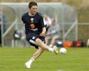 31 August 2006; Robbie Keane, Republic of Ireland, in action during squad training. Malahide FC, Malahide, Dublin. Picture credit: David Maher / SPORTSFILE