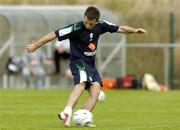 31 August 2006; Liam Miller, Republic of Ireland, in action during squad training. Malahide FC, Malahide, Dublin. Picture credit: David Maher / SPORTSFILE