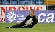 31 August 2006; Northern Ireland Under 21 captain and goalkeeper Michael McGovern in action during squad training. Mournview Park, Lurgan, Co Armagh. Picture credit: Oliver McVeigh / SPORTSFILE