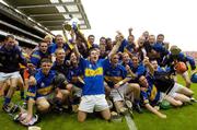 3 September 2006; The Tipperary panel celebrate with the Irish Press Cup. ESB All-Ireland Minor Hurling Championship Final, Galway v Tipperary, Croke Park, Dublin. Picture credit: Pat Murphy / SPORTSFILE
