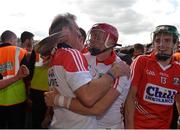 13 July 2014; Cork goalkeeper Anthony Nash celebrates with team selector Kieran Kingston after the game. Munster GAA Hurling Senior Championship Final, Cork v Limerick, Pairc Uí Chaoimh, Cork. Picture credit: Ray McManus / SPORTSFILE