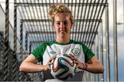 23 July 2014; Republic of Ireland goalkeeper Brooke Dunne at the team hotel in Lillestrøm ahead of their UEFA European Women's U19 Championship semi-final against Netherlands on Thursday. Republic of Ireland at the 2014 UEFA Women's U19 Championship, Thon Hotel Arena, Lillestrøm, Norway. Picture credit: Stephen McCarthy / SPORTSFILE