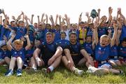 23 July 2014; Leinster's Tadhg Furlong and Sean O'Brien with kids from The Herald Leinster Rugby Summer Camps in Tullow RFC, Tullow, Co. Carlow. Picture credit: Matt Browne / SPORTSFILE