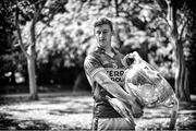 18 August 2014; In attendance at the launch of 2014 GAA Football Championship All-Ireland Series is James O'Donoghue, Kerry, with the Sam Maguire Cup. St Stephen's Green, Dublin. Picture credit: Brendan Moran / SPORTSFILE