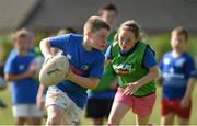 23 July 2014; Evan O'Neill in action during The Herald Leinster Rugby Summer Camps in Tullow RFC, Tullow, Co. Carlow. Picture credit: Matt Browne / SPORTSFILE