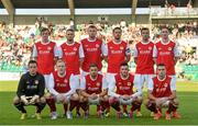 23 July 2014; The St Patrick's Athletic team. UEFA Champions League, Second Qualifying Round, Second Leg, St Patrick's Athletic v Legia Warszawa, Tallaght Stadium, Tallaght, Co. Dublin. Picture credit: David Maher / SPORTSFILE