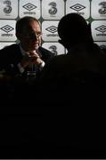 25 July 2014; Republic of Ireland manager Martin O'Neill during a press conference after the FAI Ford Cup Third Round Draw. Mullingar Park Hotel, Mullingar, Co. Westmeath. Picture credit: David Maher / SPORTSFILE