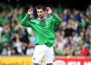 2 September 2006; Keith Gillespie, Northern Ireland, frustrated by his actions. Euro 2008 Championship Qualifier, Northern Ireland v Iceland, Windsor Park, Belfast. Picture credit: Oliver McVeigh / SPORTSFILE