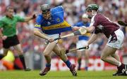 3 September 2006; Patrick Bourke, Tipperary, in action against Kevin Keane, Galway. ESB All-Ireland Minor Hurling Championship Final, Galway v Tipperary, Croke Park, Dublin. Picture credit: Ray McManus / SPORTSFILE