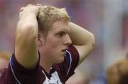 3 September 2006; The Galway goalkeeper James Skehill at the end of the game. ESB All-Ireland Minor Hurling Championship Final, Galway v Tipperary, Croke Park, Dublin. Picture credit: Ray McManus / SPORTSFILE