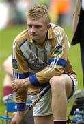 3 September 2006; The Galway captain Joe Canning, wearing the Tipperary goalkeepers jersey, after the game. ESB All-Ireland Minor Hurling Championship Final, Galway v Tipperary, Croke Park, Dublin. Picture credit: Ray McManus / SPORTSFILE