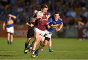26 July 2014; Shane Walsh, Galway, in action against Ciarán McDonald, Tipperary. GAA Football All Ireland Senior Championship, Round 4A, Galway v Tipperary. O'Connor Park, Tullamore, Co. Offaly. Picture credit: Barry Cregg / SPORTSFILE