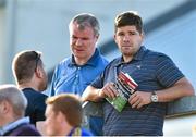 26 July 2014; Kerry manager Eamonn Fitzmaurice, right, and selector Diarmuid Murphy at the game. GAA Football All Ireland Senior Championship, Round 4A, Galway v Tipperary. O'Connor Park, Tullamore, Co. Offaly. Picture credit: Ramsey Cardy / SPORTSFILE