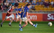 26 July 2014; Conor Sweeney, Tipperary, takes a succesful penalty kick to score his side's fourth goal of the game. GAA Football All Ireland Senior Championship, Round 4A, Galway v Tipperary. O'Connor Park, Tullamore, Co. Offaly. Picture credit: Barry Cregg / SPORTSFILE