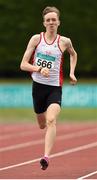 26 July 2014; William Crowe, from North Sligo AC, on the way to winning the Boys U18 800m. GloHealth Juvenile Track and Field Championships, Tullamore Harriers AC, Tullamore, Co. Offaly. Picture credit: Matt Browne / SPORTSFILE