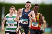 26 July 2014; Oisin O'Callaghan, from Newry AC, Co. Down, who came second in the the Boys U17 800m. GloHealth Juvenile Track and Field Championships, Tullamore Harriers AC, Tullamore, Co. Offaly. Picture credit: Matt Browne / SPORTSFILE