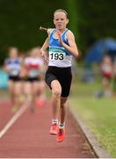 26 July 2014; Corrine Kenny from St. Laurence O'Toole's, AC, Co. Carlow, who won the girls under-13 600m. GloHealth Juvenile Track and Field Championships, Tullamore Harriers AC, Tullamore, Co. Offaly. Picture credit: Matt Browne / SPORTSFILE