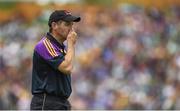 27 July 2014; Wexford manager Liam Dunne. GAA Hurling All Ireland Senior Championship Quarter-Final, Limerick v Wexford. Semple Stadium, Thurles, Co. Tipperary. Picture credit: Diarmuid Greene / SPORTSFILE