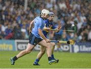 27 July 2014; Liam Rushe, Dublin, in action against Jason Forde, Tipperary. GAA Hurling All Ireland Senior Championship Quarter-Final, Tipperary v Dublin. Semple Stadium, Thurles, Co. Tipperary. Picture credit: Dáire Brennan / SPORTSFILE