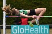27 July 2014; Neasa Murphy, from Ferrybank AC, Co. Waterford, who won the U-18 High Jump. GloHealth Juvenile Track and Field Championships, Tullamore Harriers AC, Tullamore, Co. Offaly. Picture credit: Matt Browne / SPORTSFILE