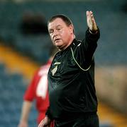 31 August 2006; Referee Dick Best. CIS Insurance Cup, Ballymena United v Portadown, Ballymena Showgrounds, Ballymena, Co. Antrim. Picture credit: Oliver McVeigh / SPORTSFILE