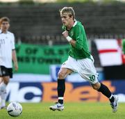 1 September 2006; Dean Shiels, Northern Ireland. UEFA Under 21 European Championship Qualifier, Northern Ireland v Germany, Mourneview Park, Lurgan, Co. Armagh. Picture credit: Oliver McVeigh / SPORTSFILE
