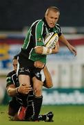 8 September 2006; Paul Warick, Connacht, is tackled by Sonny Parker, Ospreys. Magners Celtic League 2006 - 2007, Connacht v Ospreys, Sportsground, Galway. Picture credit; Ray Ryan / SPORTSFILE