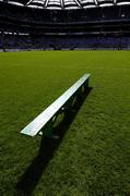 3 September 2006; The bench before the team photographs. ESB All-Ireland Minor Hurling Championship Final, Galway v Tipperary, Croke Park, Dublin. Picture credit: Ray McManus / SPORTSFILE
