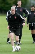 13 September 2006; Stephen O'Flynn, Derry City, in action during squad training. Clooney Park West, Derry. Picture credit: Oliver McVeigh / SPORTSFILE