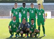 29 July 2014; The Ireland team. 2014 CPISRA Football 7-A-Side European Championships, Ireland v Portugal, Maia, Portugal. Picture credit: Carlos Patrão / SPORTSFILE