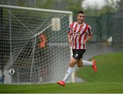 27 July 2014; Michael Duffy, Derry City, celebrates scoring his side's first goal. SSE Airtricity League Premier Division, UCD v Derry City. The UCD Bowl, UCD, Belfield, Dublin. Picture credit: Piaras Ó Mídheach / SPORTSFILE