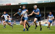27 July 2014; David Prendergast, Waterford, in action against Eoin Ó Conghaile, left, and Sean Ryan, Dublin. Electric Ireland GAA Hurling All Ireland Minor Championship Quarter-Final, Dublin v Waterford. Semple Stadium, Thurles, Co. Tipperary. Picture credit: Diarmuid Greene / SPORTSFILE