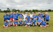 30 July 2014; Children from the u-6 and u-7 group during the The Herald Leinster Rugby Summer Camps in Cill Dara RFC, Co. Kildare. Picture credit: Piaras Ó Mídheach / SPORTSFILE