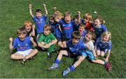 30 July 2014; Players from the Under 6 group during the The Herald Leinster Rugby Summer Camps in Wanderers FC, Merrion Road, Co. Dublin. Picture credit: Dáire Brennan / SPORTSFILE