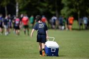30 July 2014; A young players brings the drinks cooler to the pitches during a Leinster School of Excellence Camp. The King's Hospital, Palmerstown, Dublin. Picture credit: Brendan Moran / SPORTSFILE