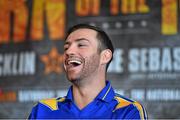 30 July 2014; Boxer Matthew Macklin during a press conference ahead of his upcoming WBC Middleweight Title eliminator bout against Jorge Sebastian Heiland on Saturday the 30th of August. Croke Park, Dublin. Picture credit: Ramsey Cardy / SPORTSFILE