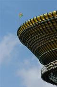 15 September 2006; A Mayo Flag is flying high on top of the newly constructed water tower off the M50 motorway, ahead of the All-Ieland Football Final Championship on Sunday next. M50 motorway, Dublin. Picture credit: David Maher / SPORTSFILE