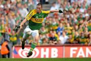 17 September 2006; Kieran Donaghy, Kerry, shoots to score his side's second goal. Bank of Ireland All-Ireland Senior Football Championship Final, Kerry v Mayo, Croke Park, Dublin. Picture credit: David Maher / SPORTSFILE