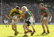 17 September 2006; Marc O Se, Kerry, in action against Conor Mortimer, Mayo. Bank of Ireland All-Ireland Senior Football Championship Final, Kerry v Mayo, Croke Park, Dublin. Picture credit: Ray McManus / SPORTSFILE