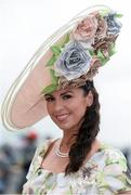 31 July 2014; Suzanne McGarry, from Sligo, enjoying a day at the races. Galway Racing Festival, Ballybrit, Co. Galway. Picture credit: Barry Cregg / SPORTSFILE