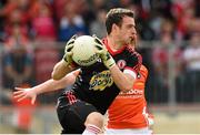 13 July 2014; Niall Morgan, Tyrone. GAA Football All-Ireland Senior Championship Round 2B, Tyrone v Armagh, Healy Park, Omagh, Co. Tyrone. Picture credit: Ramsey Cardy / SPORTSFILE
