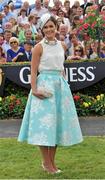 31 July 2014; The Best Dressed Lady award went to Helen Murphy, from Douglas, Co. Cork, at Ladies day of the Galway Racing Festival. Galway Racing Festival, Ballybrit, Co. Galway. Picture credit: Barry Cregg / SPORTSFILE