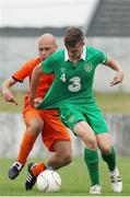 31 July 2014; Luke Evans, Ireland, in action against the Netherlands. 2014 CPISRA Football 7-A-Side European Championships, Semi-Final, Ireland v Netherlands, Maia, Portugal. Picture credit: Carlos Patrão / SPORTSFILE