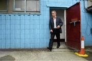 1 August 2014; Damien Richardson makes his way onto the pitch, from the dressing room, for his first game as the new Drogheda United manager. SSE Airtricity League Premier Division, Drogheda United v UCD, United Park, Drogheda, Co. Louth. Picture credit: Matt Browne / SPORTSFILE