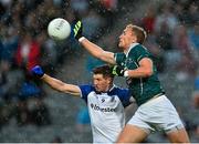 2 August 2014; Tommy Moolick, Kildare, in action against Darren Hughes, Monaghan. GAA Football All-Ireland Senior Championship, Round 4B, Kildare v Monaghan, Croke Park, Dublin. Picture credit: Ramsey Cardy / SPORTSFILE
