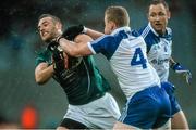 2 August 2014; Alan Smith, Kildare, in action against Colin Walshe, Monaghan. GAA Football All-Ireland Senior Championship, Round 4B, Kildare v Monaghan, Croke Park, Dublin. Picture credit: Ramsey Cardy / SPORTSFILE