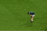 2 August 2014; A dejected Ollie Lyons, Kildare, after the game. GAA Football All-Ireland Senior Championship, Round 4B, Kildare v Monaghan, Croke Park, Dublin. Picture credit: Barry Cregg / SPORTSFILE