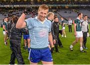 2 August 2014; Kieran Hughes, Monaghan, celebrates at the end of the game. GAA Football All-Ireland Senior Championship, Round 4B, Kildare v Monaghan, Croke Park, Dublin. Picture credit: Oliver McVeigh / SPORTSFILE