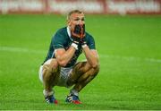 2 August 2014; A disappointed Tommy Moolick, Kildare after the final whistle. GAA Football All-Ireland Senior Championship, Round 4B, Kildare v Monaghan, Croke Park, Dublin. Picture credit: Oliver McVeigh / SPORTSFILE