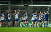 2 August 2014; Eleven Monaghan players face down a late Kildare free. GAA Football All-Ireland Senior Championship, Round 4B, Kildare v Monaghan, Croke Park, Dublin. Picture credit: Piaras Ó Mídheach / SPORTSFILE